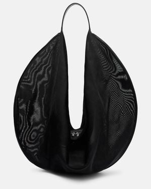 Aesther Ekme Schultertasche Ray 50 Large Aus Mesh - Schwarz