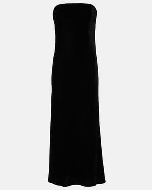Veronica Beard Flora Bustier Dress - Black