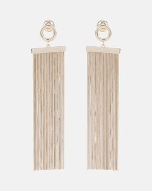 Alaïa Drop Earrings - White