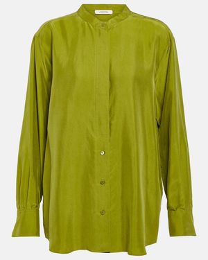 Dorothee Schumacher Heritage Ease Silk Blouse - Green
