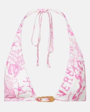 Versace Bikini-Oberteil Underwater Barocco - Pink