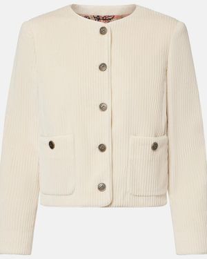 Etro Jacke Aus Baumwoll-Cord - Natur