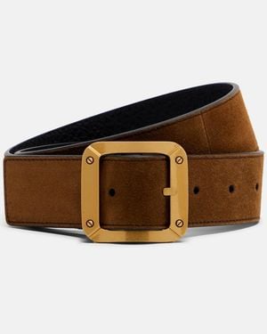 Acne Studios Reversible Suede Belt - Brown