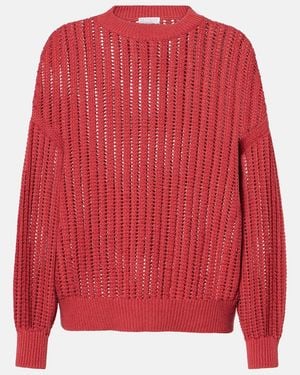 Brunello Cucinelli Cotton Jumper - Red