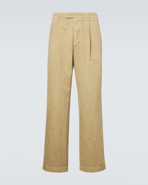 AURALEE Chinohose Aus Baumwolle - Natur