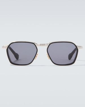 Jacques Marie Mage Beckett Square Sunglasses - Brown