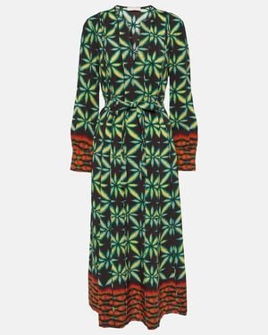 Ulla Johnson Asilia Crepe Maxi Dress - Green