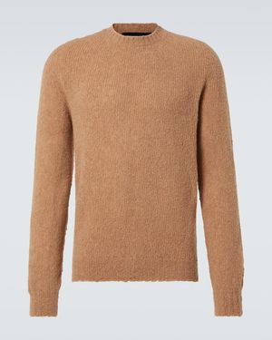 Thom Sweeney Wool-Blend Jumper - Brown