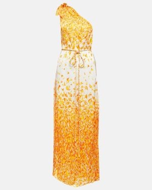 Poupette Isabelle One-Shoulder Maxi Dress - Metallic