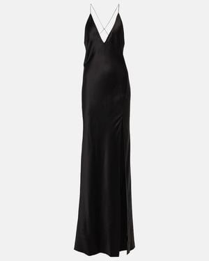 Nili Lotan Katie Silk Gown - Black