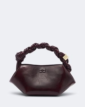 Ganni Henkeltasche Bou Mini - Braun