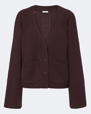 JOSEPH Harper Cashmere Cardigan - Purple