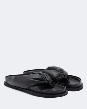 A.Emery Zehensandalen Jervis Aus Leder - Schwarz