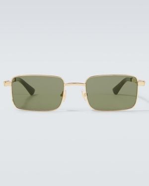 Bottega Veneta Classic Rectangular Sunglasses - Green