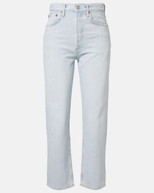 Agolde '90S Crop Straight Jeans - Blue
