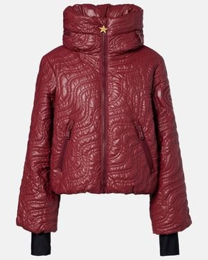 Goldbergh Solaria Quilted Down Ski Jacket - Red