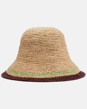 Zimmermann Raffia Cloche Hat - Natural