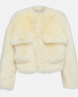 Bottega Veneta Faux Fur & Shearling Jackets - Yellow