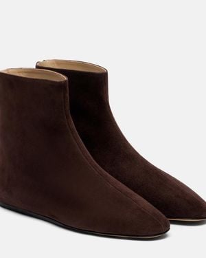 Le Monde Beryl Luna Suede Ankle Boots - Brown