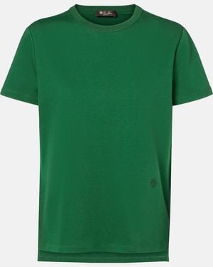 Loro Piana My-T Cotton Jersey T-Shirt - Green