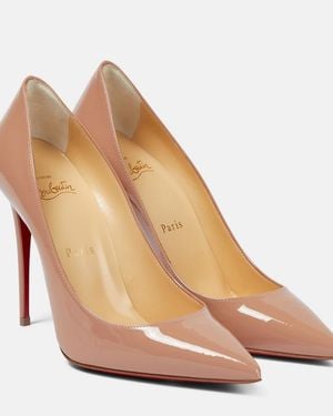 Christian Louboutin Kate 100 Patent Pump - Pink