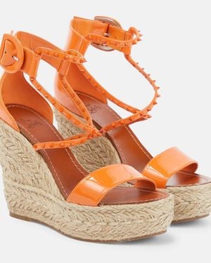 Christian Louboutin Chocazeppa 120 Embellished Wedge Sandals - Multicolour