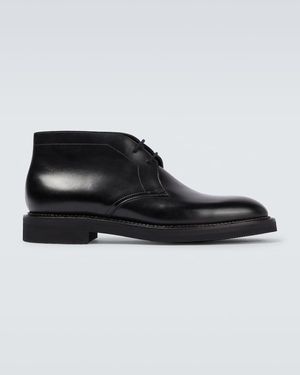 John Lobb Heywood Leather Boots - Black
