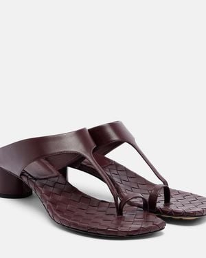 Bottega Veneta Sandalen Livia Aus Leder - Braun