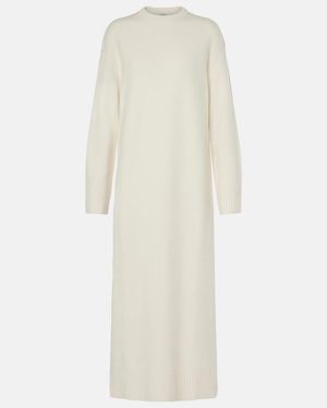 FFORME Ainsley Wool-Blend Shift Dress - White