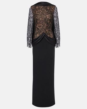 Safiyaa Serryna Lace Gown - Black