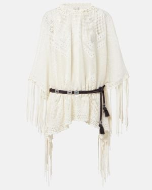 Isabel Marant Minikleid Metilia Aus Haekelstrick - Weiß