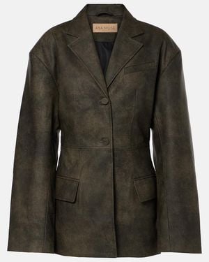 AYA MUSE Kaya Faux Leather Jacket - Black
