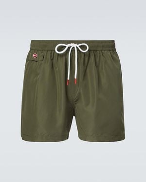Kiton Logo Swim Trunks - Green