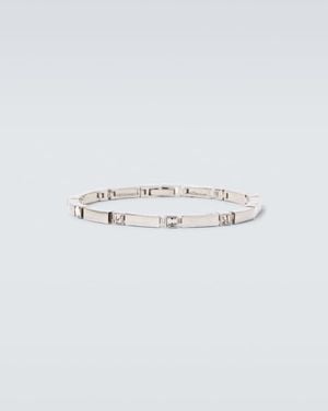Saint Laurent Bracelet A Cristaux - Métallisé