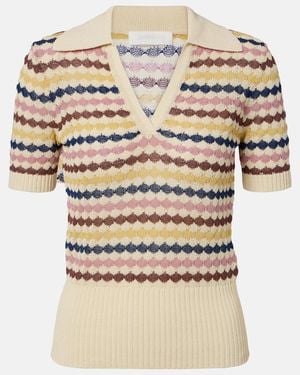Zimmermann Polopullover Awaken Aus Einem Baumwollgemisch - Natur