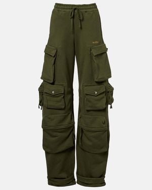 The Attico Cotton Jersey Joggers - Green