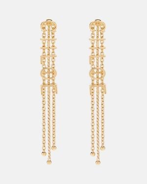 Chloé Laiton Drop Earrings - Metallic