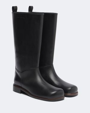 Proenza Schouler Esme Leather Knee-High Boots - Black