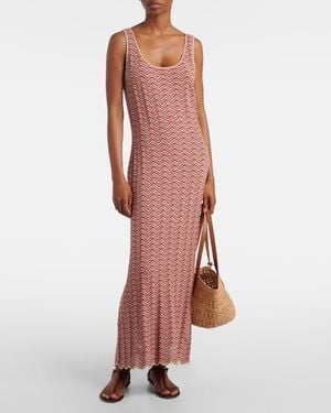 rixo regine floral embroidered tiered maxi dress RIXO Regine Floral Embroidered Tiered Maxi Dress