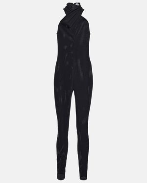 Alaïa Halterneck Jumpsuit - Blue
