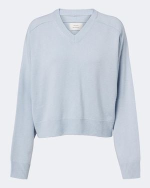 Loulou de Saison Cropped Pullover Anzor Aus Cashmere - Blau