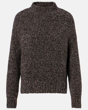 Agnona Cashmere, Silk, And Wool Jumper - Grey
