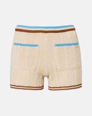 Valentino Cotton Shorts - Natural