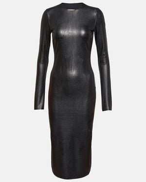 MM6 by Maison Margiela Jersey Midi Dress - Black
