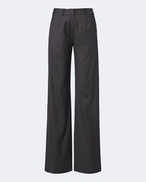 Georges Hobeika Mid-Rise Straight Trousers - Grey