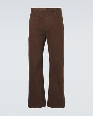 The Row Siouxie Wide-Leg Jeans - Brown