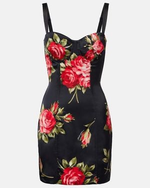 Dolce & Gabbana 'Bouquet Rose' Dress - Red
