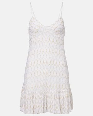 Missoni Lame Minidress - White
