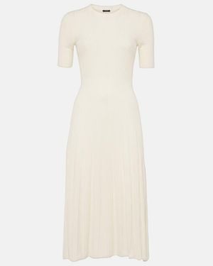 JOSEPH Knitted Wool Midi Dress - Natural