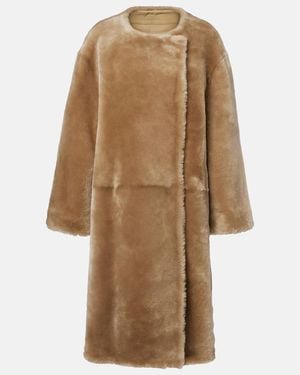 TOTEME Shearling Coat - Brown